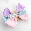 Girls Summer Ice Cream Moonstitch Hair Bow