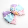 Girls Summer Ice Cream Moonstitch Hair Bow