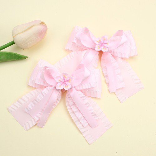 japanese cherry blossoms hair bows
