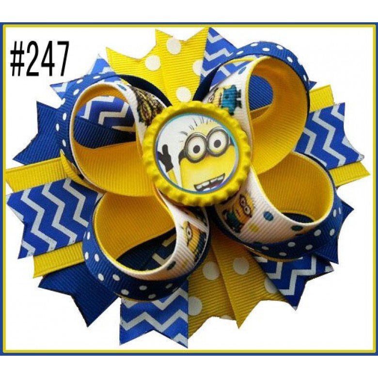 4.5inch character inspired hair bows 201-250 4.5inch character inspired hair bows 201-250