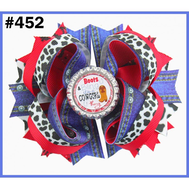 4.5inch character inspired hair bows 451-500 4.5inch character inspired hair bows 451-500