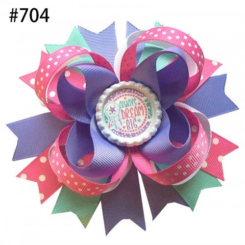 4.5inch character inspired hair bows 701-750 4.5inch character inspired hair bows 701-750