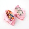 moana glitter leather hair bows