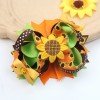 Spring Summer Sunflower Bow Hair Clips