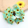 4.7inch Sunflower Hair Bows Girls Toddler Cute Yellow Blue Daisy Flower Hair Clip Kids Boutique Hair Accessories 4.7inch Sunflower Hair Bows Girls Toddler Cute Yellow Blue Daisy Flower Hair Clip Kids Boutique Hair Accessories