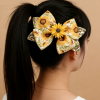  Spring Summer Sunflower Hair Bows Girls Toddler Cute Yellow Blue Daisy Flower Hair Clip Kids Boutique Hair Accessories