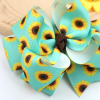 4.7inch Sunflower Hair Bows Girls Toddler Cute Yellow Blue Daisy Flower Hair Clip Kids Boutique Hair Accessories 4.7inch Sunflower Hair Bows Girls Toddler Cute Yellow Blue Daisy Flower Hair Clip Kids Boutique Hair Accessories