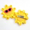 2pcs/pair Summer Sun Hair Clip Cute Baby Glitter Hair Clips with Sunglasses for Girls Kids Sunflower Boutique Hair Accessories