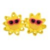 2pcs/pair Summer Sun Hair Clip Cute Baby Glitter Hair Clips with Sunglasses for Girls Kids Sunflower Boutique Hair Accessories 2pcs/pair Summer Sun Hair Clip Cute Baby Glitter Hair Clips with Sunglasses for Girls Kids Sunflower Boutique Hair Accessories