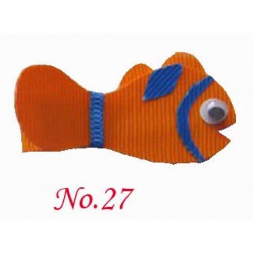 fish Sculpture hair bows style boutique