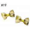 spring summer bee hair bows