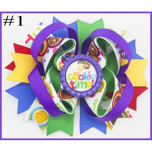 Girls’ headband, cartoon-style cookies, cookietime baby accessories, princess hair clips, bow ties.