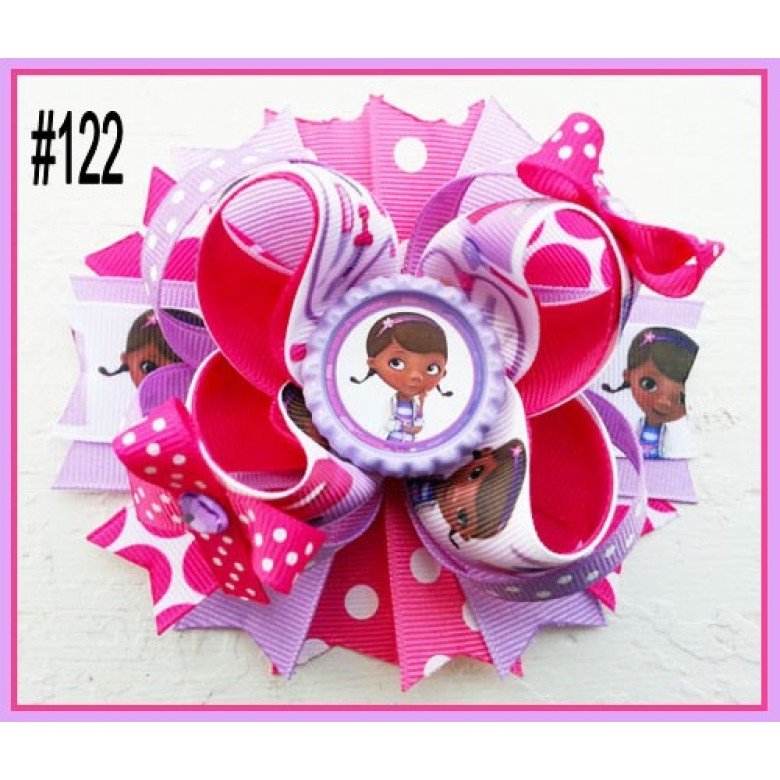 doc hair bow Ribbon Boutique Hair Bow doc hair bow Ribbon Boutique Hair Bow