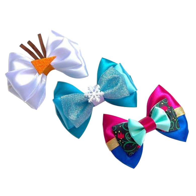disney frozen Elsa and anna inspired hair bow character girl hair accessories disney frozen Elsa and anna inspired hair bow character girl hair accessories