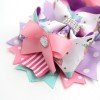 Girls Cartoon unicorn Hair Bow Clip
