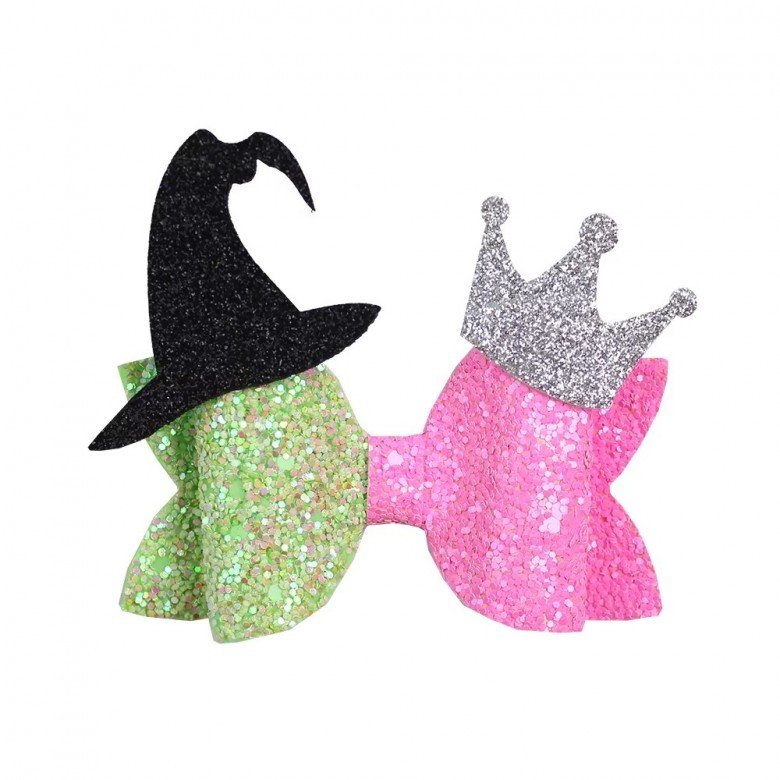 wicked princess pink and green character hair bows wicked princess pink and green character hair bows
