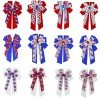 5'' USA Flag Cheer Bows for kids Children Hair Bow Girls Striped Hair Accessories with Stars 4th of July Grosgrain Ribbon 5'' USA Flag Cheer Bows for kids Children Hair Bow Girls Striped Hair Accessories with Stars 4th of July Grosgrain Ribbon