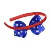 4'' USA Flag headbands for kids Children Hair Bow Girls Striped Hair Accessories with Stars 4th of July headbands 4'' USA Flag headbands for kids Children Hair Bow Girls Striped Hair Accessories with Stars 4th of July headbands