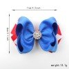 2pcs 4.3inch 4th of July hair bows