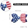3.5inch 4th of July Patriotic Hair Bows Clip Independence Day Festival Glitter Leather Hair Clip Kids Girls Hair Accessories 3.5inch 4th of July Patriotic Hair Bows Clip Independence Day Festival Glitter Leather Hair Clip Kids Girls Hair Accessories