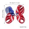 4th of July Patriotic Hair Bow Clips Independence Day Long Tail Sailor Bows for Baby Fourth of July Hair Bow Accessories