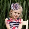 4th of July Big Multi Layered Hair Bow for Girls Toddler Patriotic Boutique Star Hair Bow Independence Day Hair Accessories