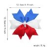 4th of July Big Multi Layered Hair Bow for Girls Toddler Patriotic Boutique Star Hair Bow Independence Day Hair Accessories