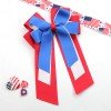 4th of July Patriotic Hair Bow Clips Independence Day Long Tail Sailor Bows