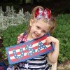 4th of July Patriotic Hair Bow Clips Independence Day Long Tail Sailor Bows for Baby Fourth of July Hair Bow Accessories