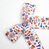 4th of July Patriotic Hair Bow Clips Independence Day Long Tail Sailor Bows for Baby Fourth of July Hair Bow Accessories