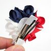 4th of July Patriotic Floral Petal Hair Clip Independence Day Rose Petal Hair Clips Kids Hair Accessories