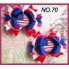 4th of july hair bows