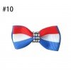 Girl 2" Double Bowknot Hair Bow Clip July 4th US Independence National Day flag children's Ribbon Hair Bow With Clip Hair Accessories