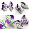  4.1inch Mardi Gras Girls Hair Clip