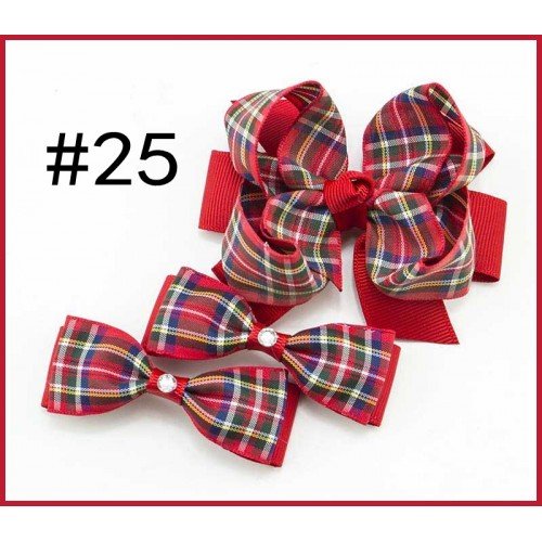 3.5''gingham hair bows popular checked hair bows school hair clips uniform  pinwheel hair bows princess girl hair clips 