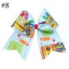 7inch large back to school cheer hair bows 1-17 7inch large back to school cheer hair bows 1-17