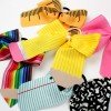 7-8'' Pencil Cheerleading Hair Tie Back to School Hair Bows for Girls Grosgrain Student Notebook Ruler Cheer Bow Accessories