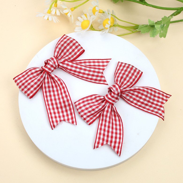 2pcs/pair Gingham Hair Bow Clip for Girls Solid Color Check Tartan Hair Clips Cute Plaid Bows Kids Hair Bow Accessories 2pcs/pair Gingham Hair Bow Clip for Girls Solid Color Check Tartan Hair Clips Cute Plaid Bows Kids Hair Bow Accessories
