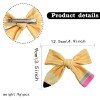 Back to School Cotton Fabric Hair Bow for Girls School Colorful Pencil Hair Clips Kids Hair Accessories