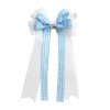 Set  Back to School Gingham Hair Bows Students Gingham Korker Hair Tie School Uniform Headband Kids Hair Accessories