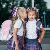  Back to School Checkered Hair Bows Set Students Gingham Korker Hair Tie School Uniform Plaid Hair Accessories 