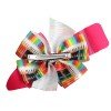 Back to School Colorful Crayon Hair Bow Clips for Girls School Pencil Hair Clips Kids School ABC Hair Accessories