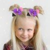 2pcs/pair Back to School Small Pencil Hair Pins for Girls Solid Color Cute Students Bows Toddler Kids Hair Accessories