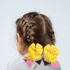 2pcs/pair Back to School Pencil Cheer Bow for Students Girls Dots Pencil Hair Bow Clips Toddler Kids Hair Accessories