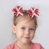 Back to School Gingham Bows Set Students BB Clips Korker Hair Tie for School Uniform Kids Hair Accessories