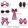 10pcs/set Back to School Solid Color Grosgrain Ribbon Hair Bows Accessories for Girls School Bundled Bows Set with Mixed Size