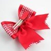 Back to School Uniform Gingham Hair Bow Clip