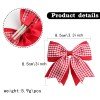 Back to School Uniform Gingham Hair Bow Clip