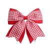 Back to School Uniform Gingham Hair Bow Clip Back to School Uniform Gingham Hair Bow Clip