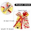 girls back to school pencil cheer hair bow clips